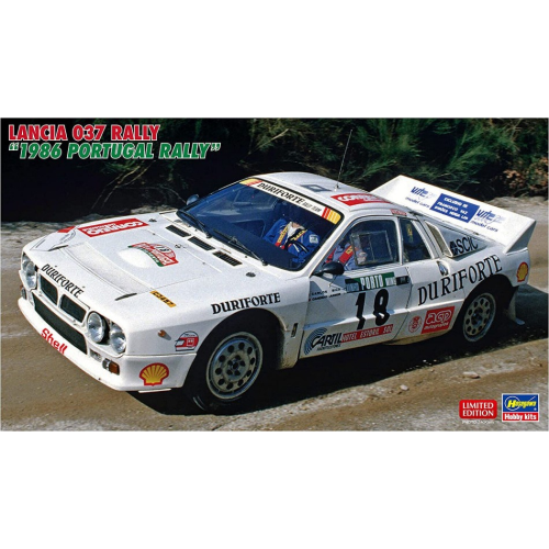 LANCIA 037 1986 PORTUGAL RALLY KIT 1:24 Hasegawa Kit Auto Modellino