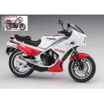 KAWASAKI KR250 WHITE/RED COLOR KIT 1:12 Hasegawa Kit Moto Die Cast Modellino