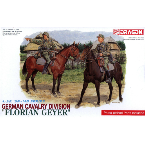 GERMAN CAVALRY DIVISION "FLORIAN GEYER" 1939-45 KIT 1:35 Dragon Kit Mezzi Militari Modellino