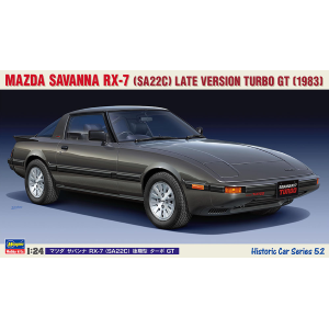 MAZDA SAVANNA RX-7 TURBO GT LATE VERSION KIT 1:24 Hasegawa Kit Auto Modellino