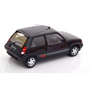 RENAULT SUPERCINQ GT TURBO 1989 BLACK 1:18 Norev Auto Stradali Modellino