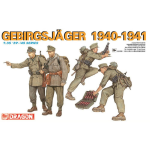 GERMAN GEBIRSJAGER 1940-41 KIT 1:35 Dragon Kit Mezzi Militari Die Cast Modellino