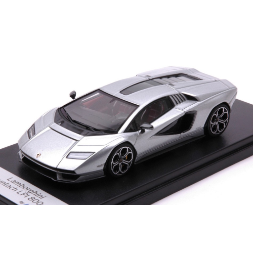 LAMBORGHINI COUNTACH LPI 800-4 MOON SILVER 1:43 Looksmart Auto Stradali Modellino