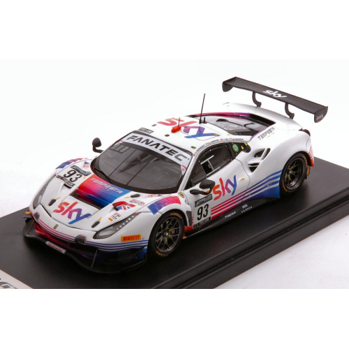 FERRARI 488 GT3 N.93 24H SPA 2021 FROGG./HUI/CRESS./CHEEVER 1:43 Looksmart Auto Competizione Modellino