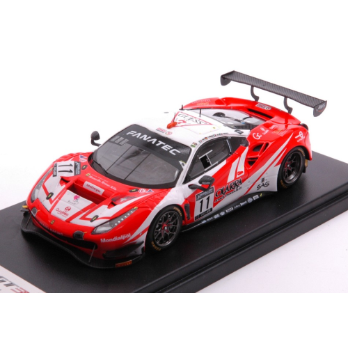 FERRARI 488 GT3 N.11 24H SPA 2021 KOHM./ZOLLO/RODA/FUMANELLI 1:43 Looksmart Auto Competizione Modellino