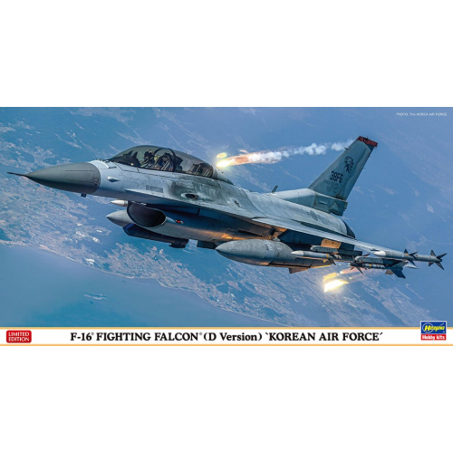 AEREO F-16 D FIGHTING FALCON KOREAN AIR FORCE KIT 1:48 Hasegawa Kit Aerei Die Cast Modellino
