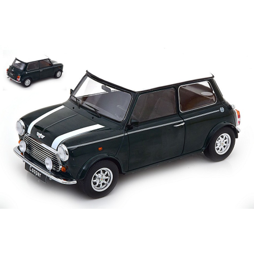 MINI COOPER LHD 1992 DARK GREEN/WHITE 1:12 KK Scale Auto Stradali Modellino