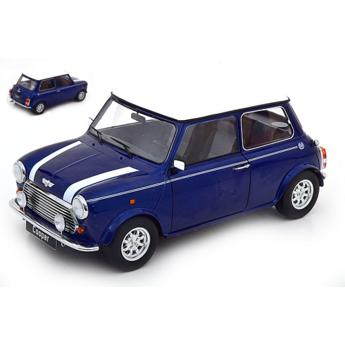 MINI COOPER LHD 1992 METALLIC BLU/WHITE 1:12 KK Scale Auto Stradali Modellino
