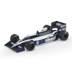 BRABHAM BT55 N.8 1986 ELIO DE ANGELIS CON VETRINA 1:18 Gp Replicas Formula 1 Modellino