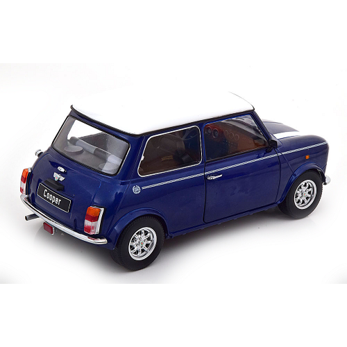 MINI COOPER LHD 1992 METALLIC BLU/WHITE 1:12 KK Scale Auto Stradali Modellino
