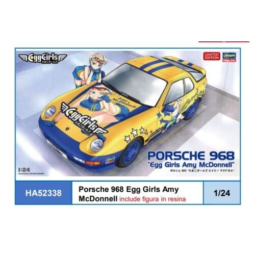 PORSCHE 968 EGG GIRLS AMI MCDONNELL KIT 1:24 Hasegawa Kit Auto Modellino