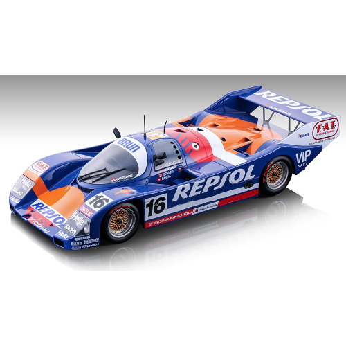 PORSCHE 962C N.16 LE MANS 1991 HUYSMAN/SANTAL/STIRLING 1:18 Tecnomodel Auto Competizione Modellino