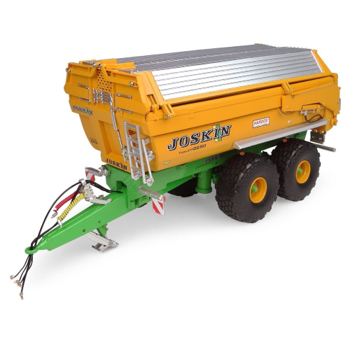 SEMIRIMORCHIO RIBALTABILE JOSKIN TRANS-KTP 22/50 + RIGID COVER 1:32 Universal Hobbies Mezzi Industriali Modellino