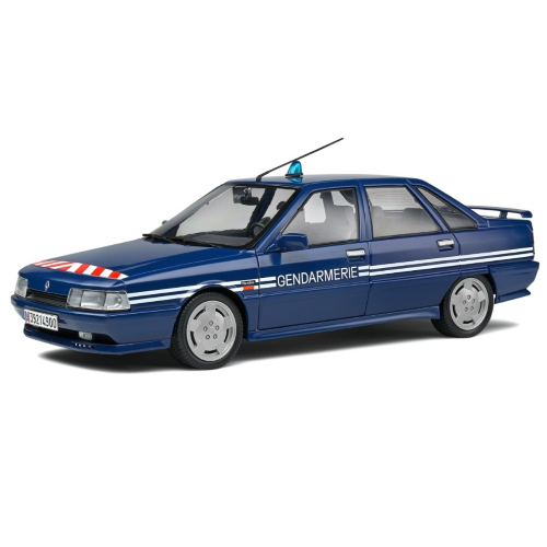 RENAULT 21 TURBO BRI GENDARMERIE 1992 BLUE 1:18 Solido Forze dell'Ordine Modellino