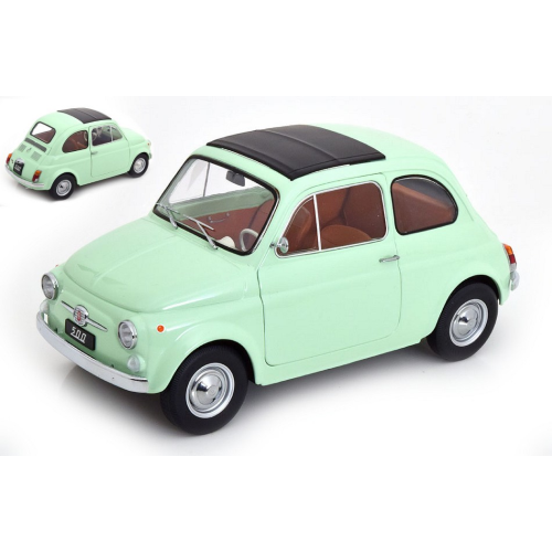FIAT 500 F 1968 LIGHTGREEN 1:12 KK Scale Auto Stradali Modellino
