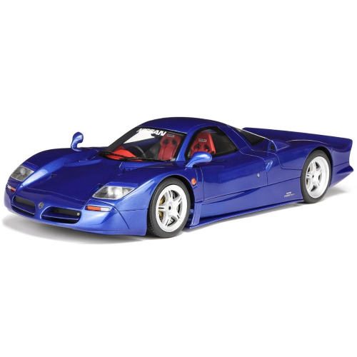 NISSAN R390 GT1 ROAD CAR 1997 BLUE 1:18 GT Spirit Auto Stradali Modellino