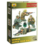 GERMAN SNIPER TEAM WWII KIT 1:35 Zvezda Kit Figure Militari Die Cast Modellino