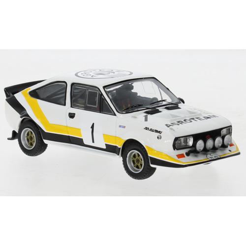 SKODA MTX 160 N.1 RALLY WM SUMAVA 1984 BLAHNA/SCHOVANEK 1:43 Ixo Model Auto Rally Modellino