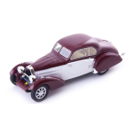 BUGATTI TYPE 43 COUPE UHLIK 1934 DARK RED/WHITE 1:43 Avenue43 Auto d'Epoca Modellino