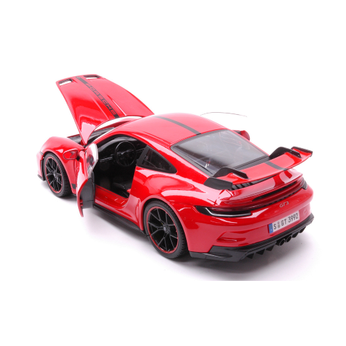 PORSCHE 911 GT3 COUPE 2022 RED 1:18 Maisto Auto Stradali Modellino