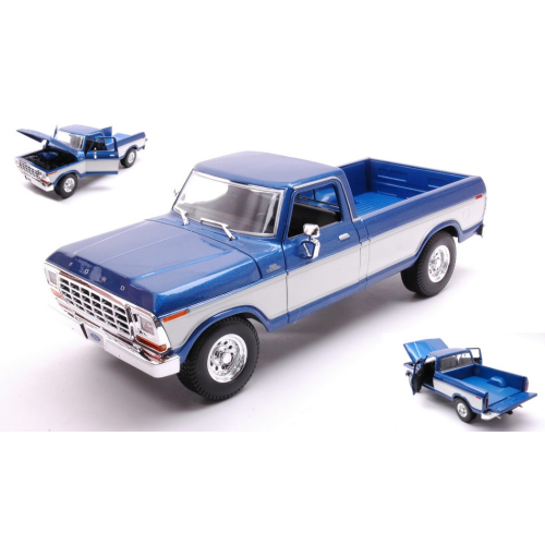 FORD F-150 PICK-UP 1979 BLUE 1:18 Maisto Auto Stradali Modellino