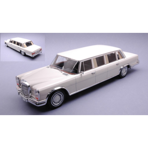 MERCEDES 600 (W100) 1969 WHITE 1:18 ModelCarGroup Auto Stradali Modellino