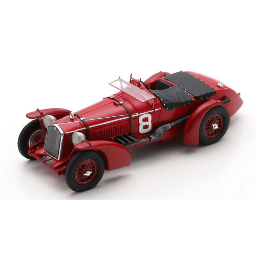 ALFA ROMEO 8C N.8 WINNER LE MANS 1932 R.SOMMER-L.CHINETTI 1:43 Spark Model Auto Competizione Die Cast Modellino