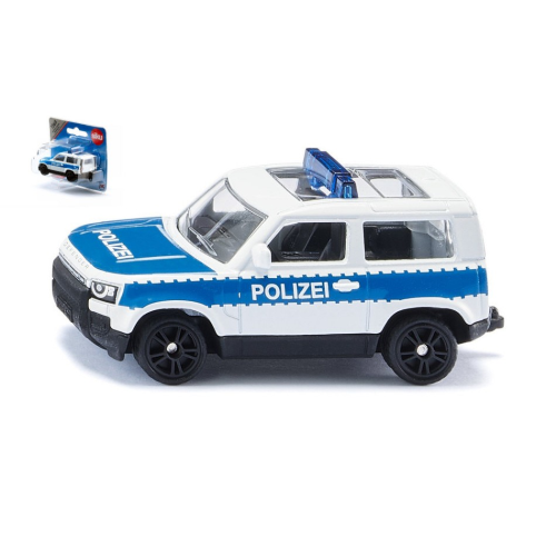 LAND ROVER POLIZIA BLISTER mm 78x36x35 Siku Forze dell'Ordine Modellino
