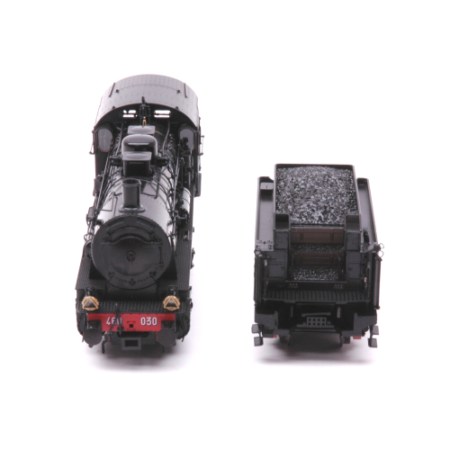 FS STEAM LOCOMOTIVE GR 460 OXIDE RED/BLACK LIVERY PERIOD II 1:87 Rivarossi Treni Modellino