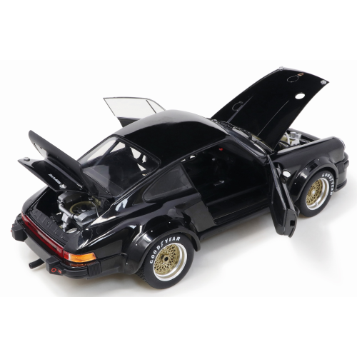 PORSCHE 934 RSR COUPE 1976 BLACK 1:18 Schuco Auto Stradali Modellino