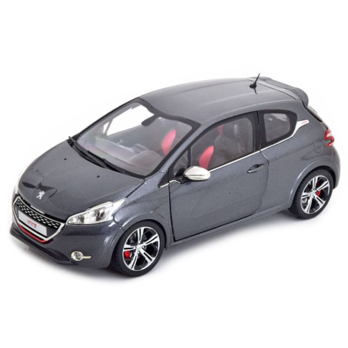 PEUGEOT 208 GTi 2013 SHARK GREY 1:18 Norev Auto Stradali Modellino