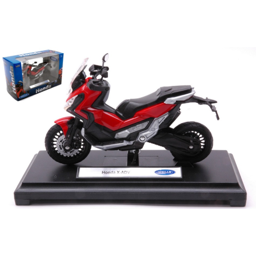 HONDA SCOOTER X-ADV 2018 RED 1:18 Welly Moto Modellino