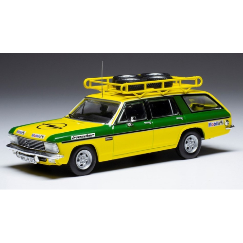 OPEL ADMIRAL B CARAVAN TEAM IRMSCHER ASSISTANCE 1974 1:43 Ixo Model Auto Rally Modellino