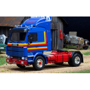 SCANIA 142 M 1981 BLUE 1:43 Ixo Model Camion Modellino