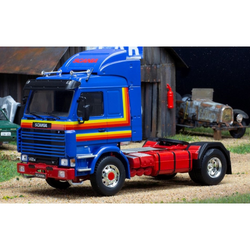SCANIA 142 M 1981 BLUE 1:43 Ixo Model Camion Modellino