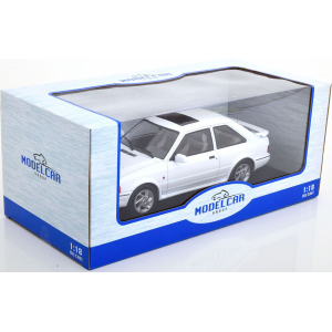 FORD ESCORT MK IV RS TURBO S2 1990 WHITE 1:18 ModelCarGroup Auto Stradali Modellino