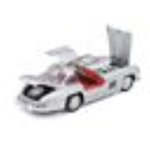 MERCEDES 300 SL GULLWING 1954 SILVER (RED INTERIOR) 1:18 Schuco Auto Stradali Modellino