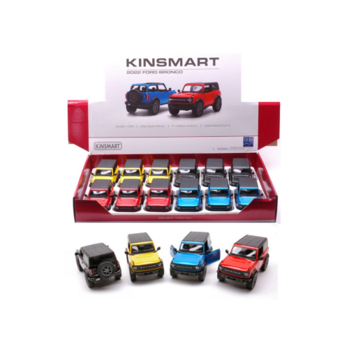 FORD BRONCO HARD TOP cm 12 (1 Modellino a Scelta) Kinsmart Modellismo Giocattolo Modellino