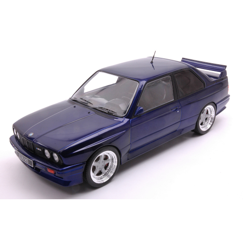 BMW E30 M3 1989 DARK METALLIC BLUE 1:18 Ixo Model Auto Stradali Modellino