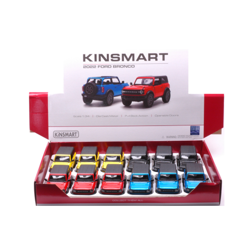 FORD BRONCO HARD TOP cm 12 (1 Modellino a Scelta) Kinsmart Modellismo Giocattolo Modellino
