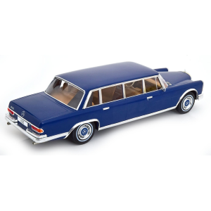 MERCEDES 600 (W100) PULLMAN 1969 DARK BLUE 1:18 ModelCarGroup Auto Stradali Modellino