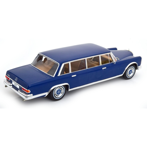 MERCEDES 600 (W100) PULLMAN 1969 DARK BLUE 1:18 ModelCarGroup Auto Stradali Modellino