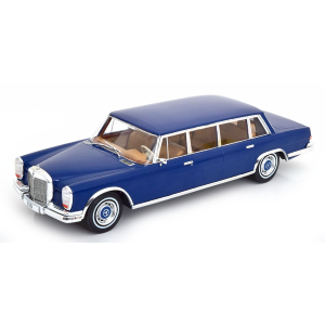 MERCEDES 600 (W100) PULLMAN 1969 DARK BLUE 1:18 ModelCarGroup Auto Stradali Modellino
