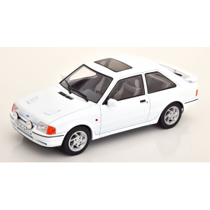 FORD ESCORT MK IV RS TURBO S2 1990 WHITE 1:18 ModelCarGroup Auto Stradali Modellino