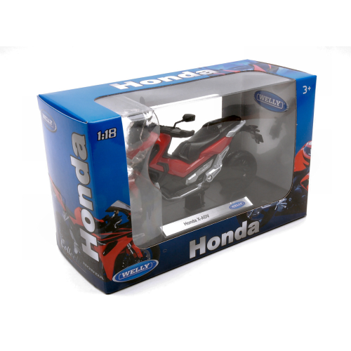 HONDA SCOOTER X-ADV 2018 RED 1:18 Welly Moto Modellino