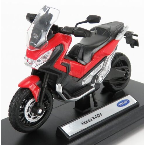 HONDA SCOOTER X-ADV 2018 RED 1:18 Welly Moto Modellino