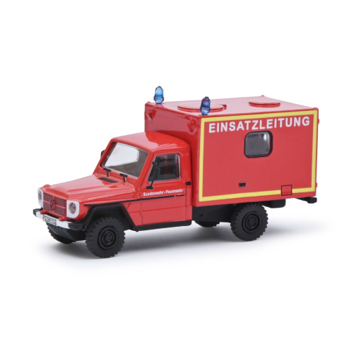 MERCEDES G-CLASS VAN FEUERWEHR 1980 1:87 Schuco Pompieri Modellino