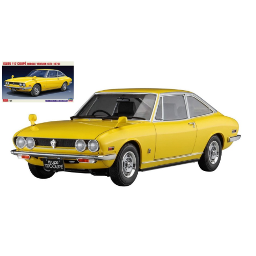 ISUZU 117 COUPE' MIDDLE VERSION 1976 KIT 1:24 Hasegawa Kit Auto Modellino