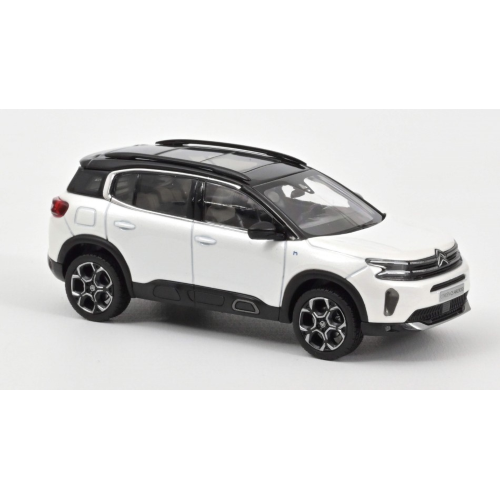 CITROEN C5 AIRCROSS 2022 PEARL WHITE & BLACK 1:43 Norev Auto Stradali Modellino