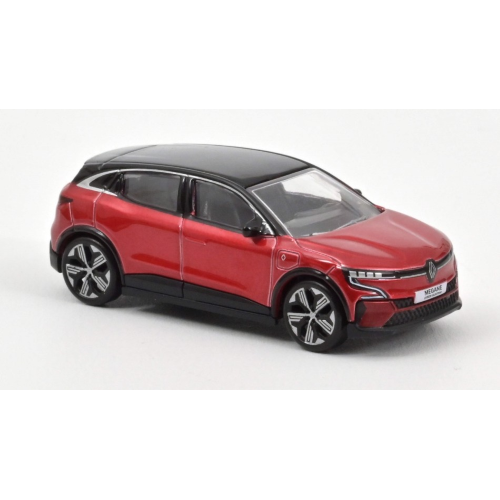 RENAULT MEGANE E-TECH 100% ELECTRIC 2022 FLAME RED & BLACK 1:64 Norev Auto Rally Modellino
